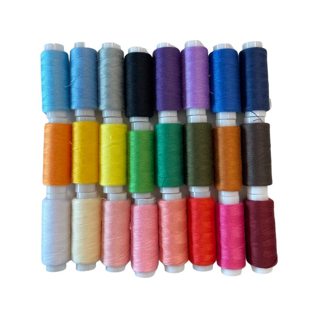 Luxury Thread Set (24 Reels X 200 Yards) For Sewing, Overlocking And Quilting 3 Luxury Thread Set (24 Reels X 200 Yards) For Sewing, Overlocking And Quilting - Image 3