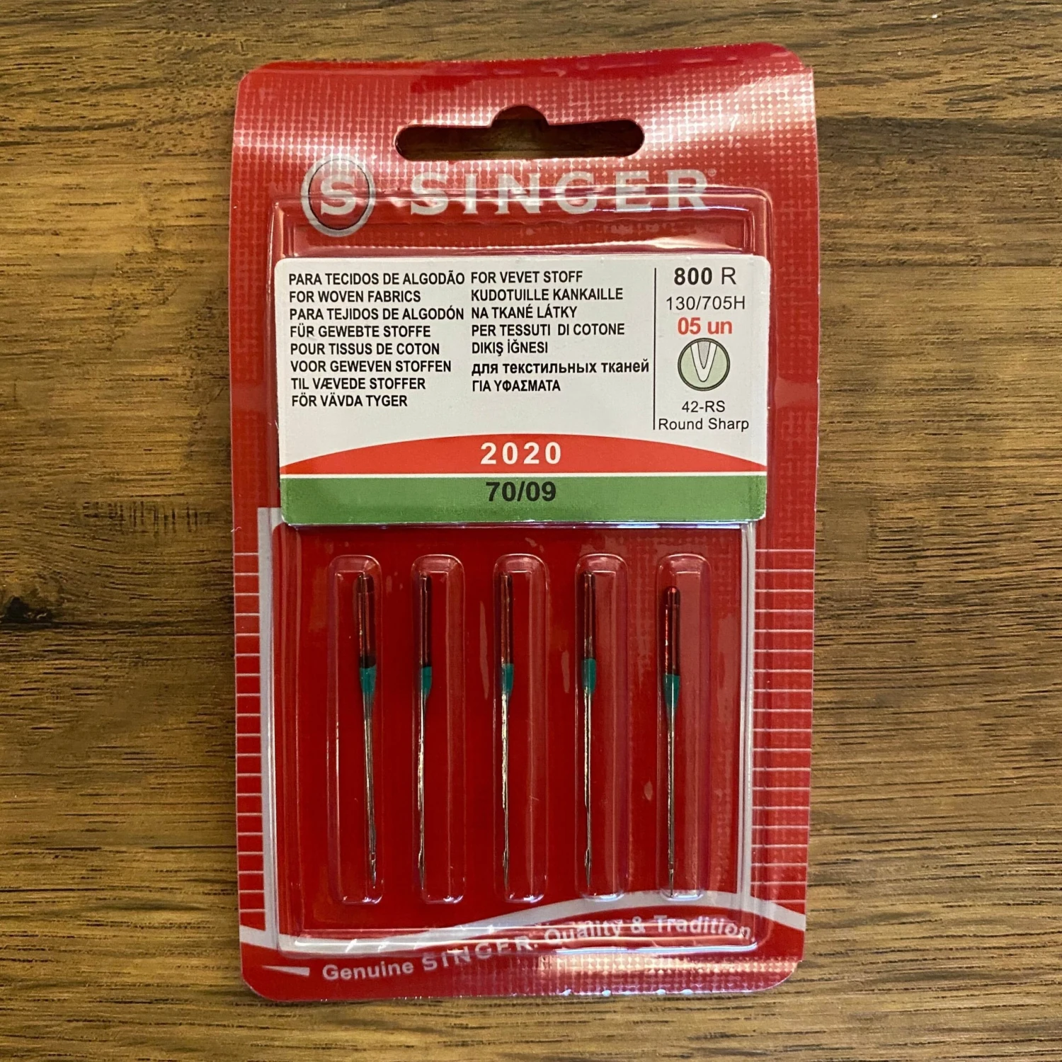 5 Pack Singer Universal Lightweight Needles 70/09 1 5 Pack Singer Universal Lightweight Needles 70/09