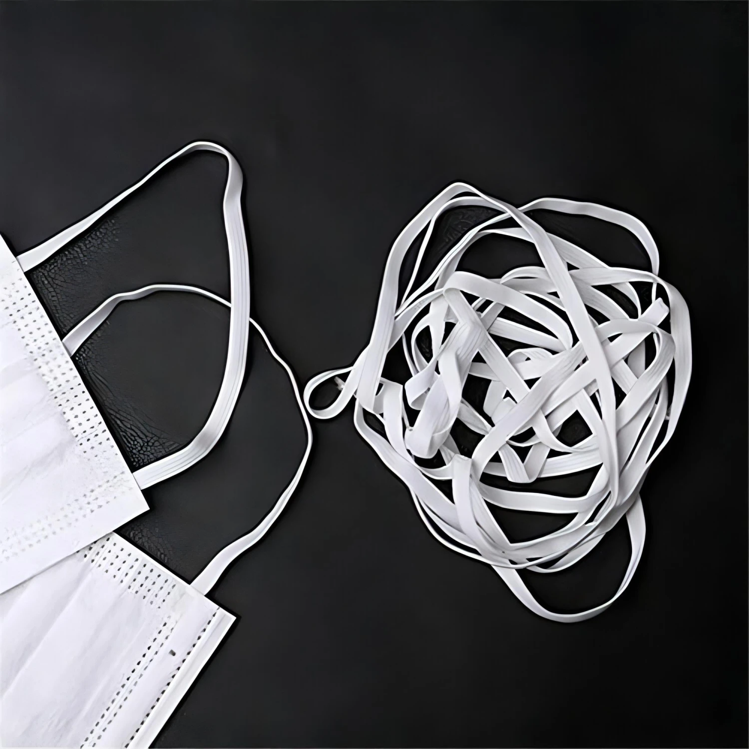 White Elastic 2 Metre Length. Superfine - Ideal For Making Facemasks 1 White Elastic 2 Metre Length. Superfine - Ideal For Making Facemasks