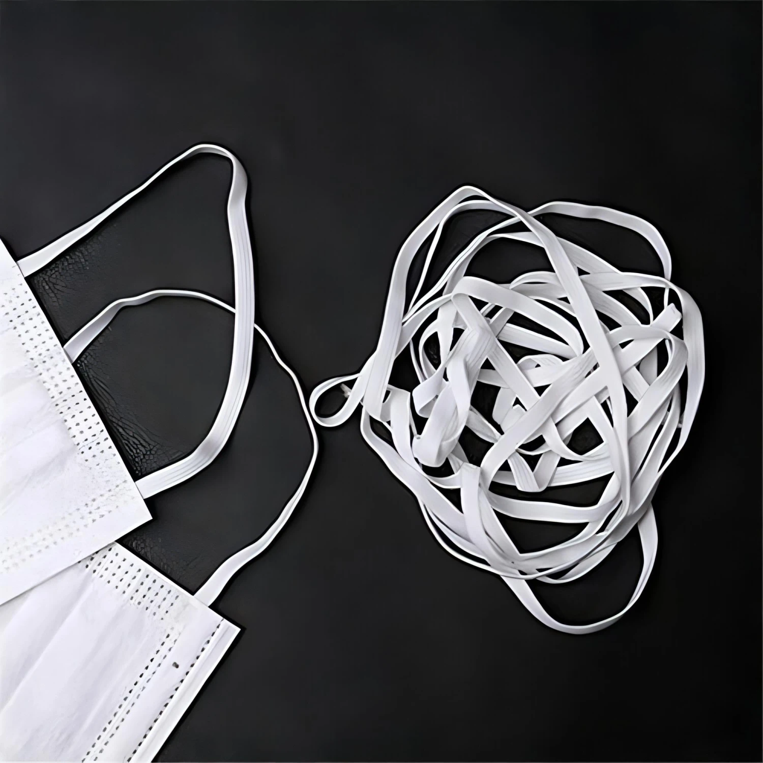 White Elastic 5 Metre Length. Superfine - Ideal For Making Facemasks 2 White Elastic 5 Metre Length. Superfine - Ideal For Making Facemasks - Image 2