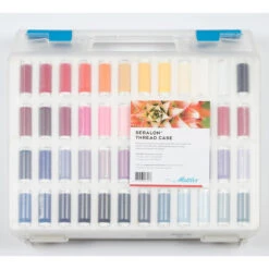 Mettler Ultimate Thread Case - Seralon No. 100 200m 96 Spools 5 Mettler Ultimate Thread Case - Seralon No. 100 200m 96 Spools -Singer Sewing Outlet Shop seralon thread case closed