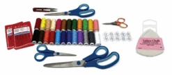 Sewing Bee Ultimate Bundle With 50+ Pieces - Thread Set, Scissor Set, Needle Pack, Bobbin Pack, Rose Gold Scissors, Thread Cutter, Tailors Chalk Set