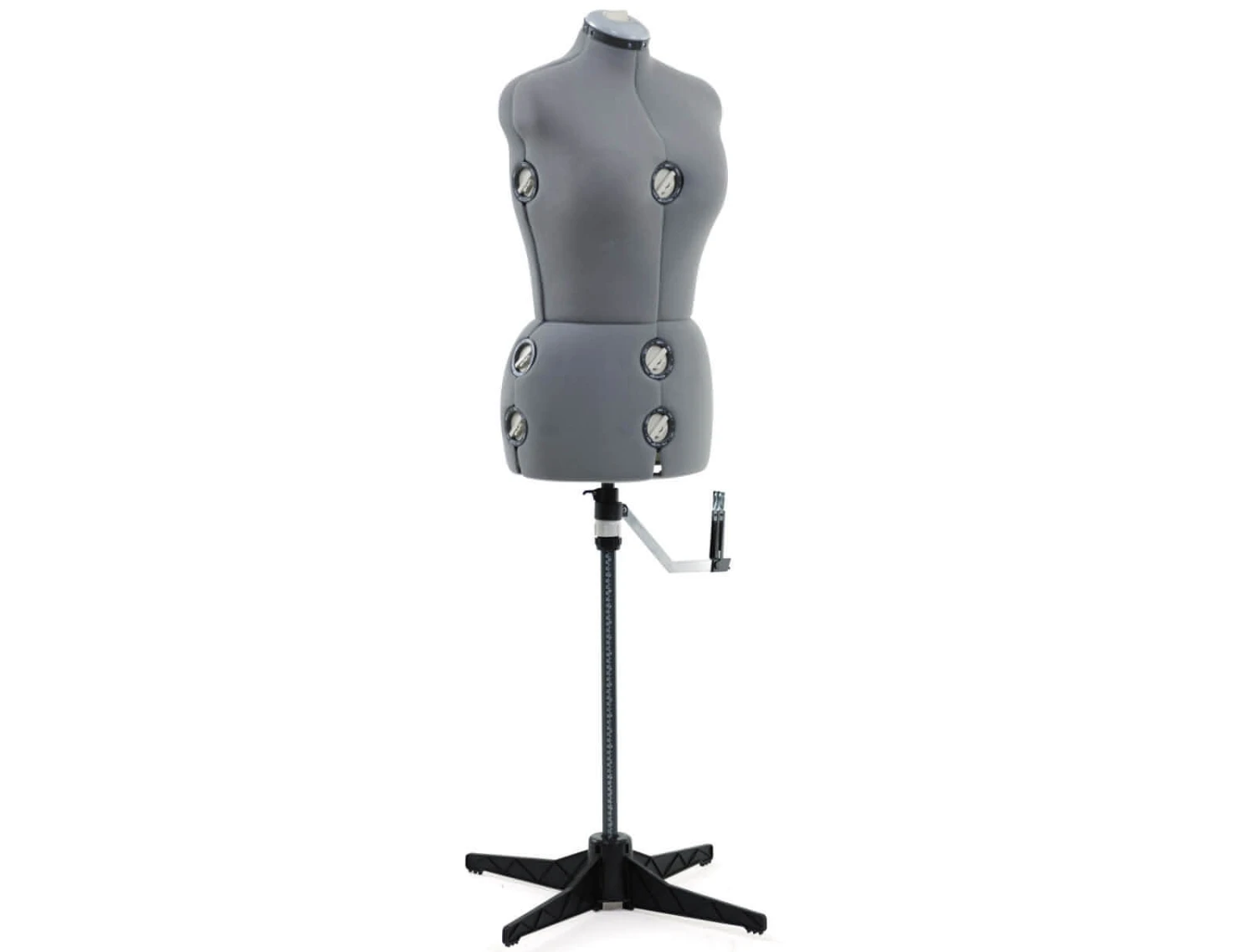 Singer DressWork Adjustable Dress Form - Medium To Large - Grey - Size 14 To 22 1 Singer DressWork Adjustable Dress Form - Medium To Large - Grey - Size 14 To 22